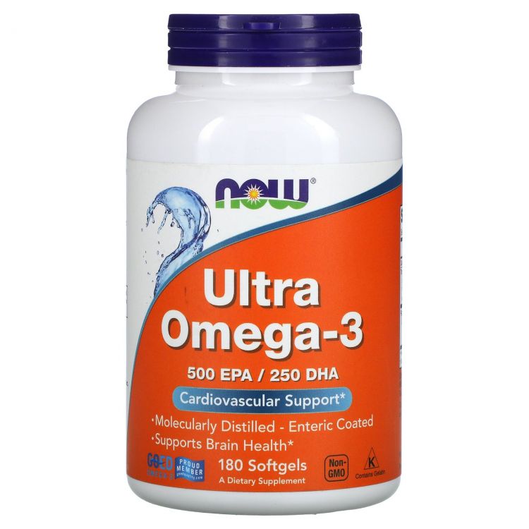 NOW Ultra Omega-3 180 капсул