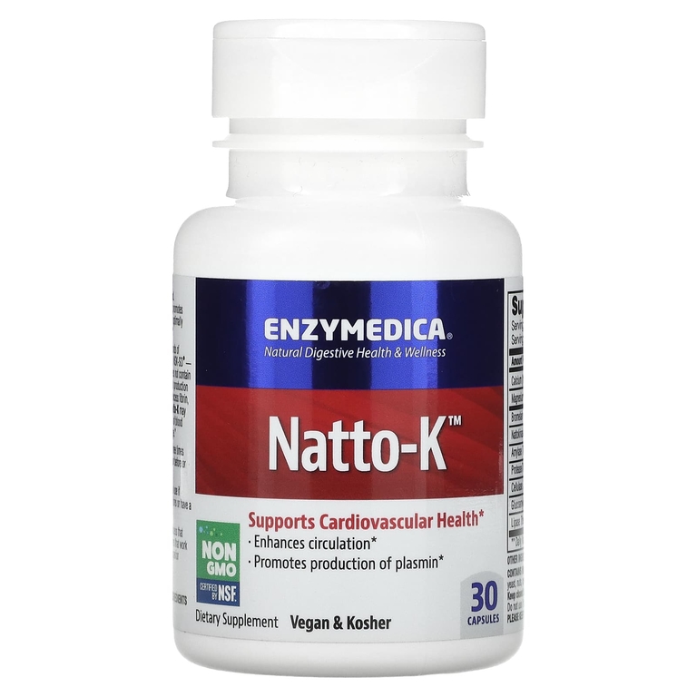 Enzymedica Natto-K, 30 капсул