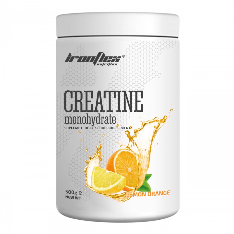 IronFlex Creatine Monohydrate - 500g (lemon orange) IronFlex Creatine Monohydrate - 500g (lemon orange)