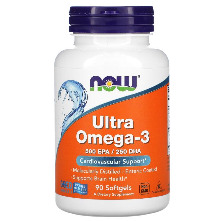 NOW Ultra Omega-3 90 капсул