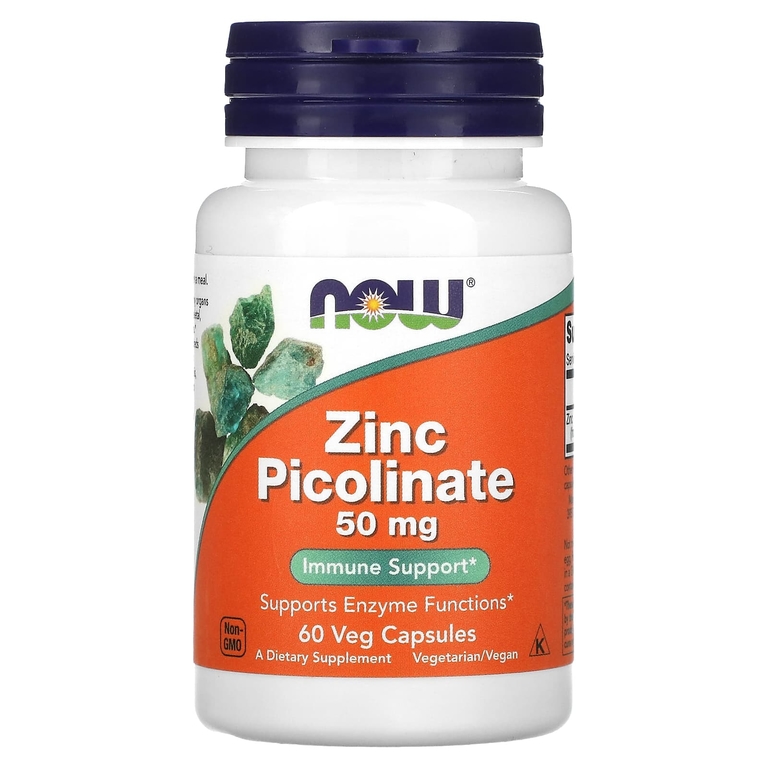 NOW Zinc Picolinate 50 мг 60шт