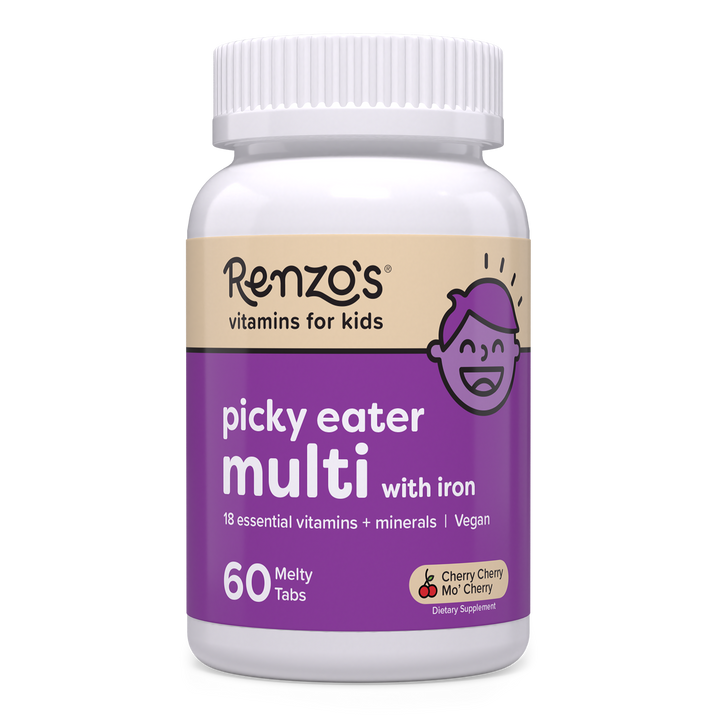 Renzo's для малышей Picky Eater Multi 60 melty tabs (вишня) Renzo's для малышей Picky Eater Multi 60 melty tabs (вишня)
