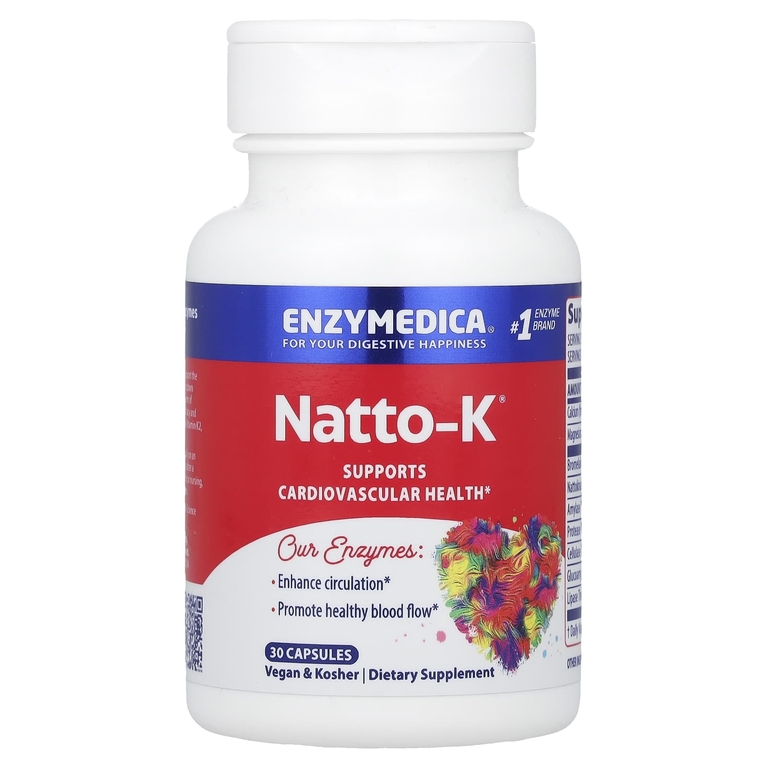 Enzymedica Natto-K, 90 капсул