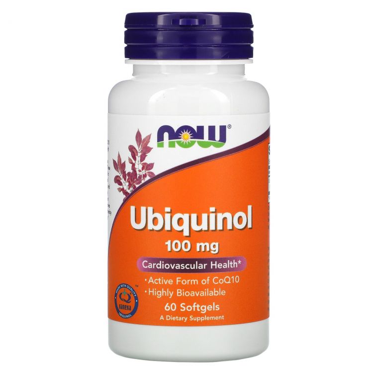 NOW Ubiquinol 100 мг 60 капсул