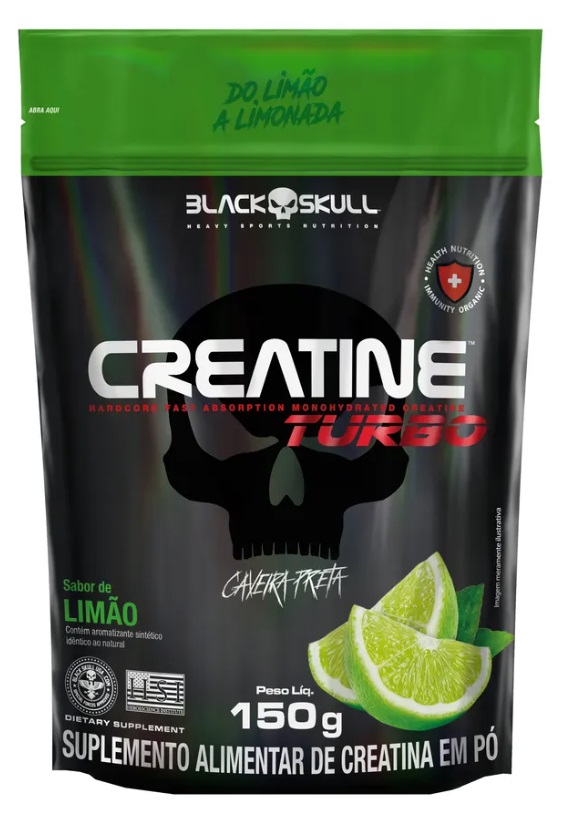 Black Skull Refil Creatine Turbo 150 г (Lemon)