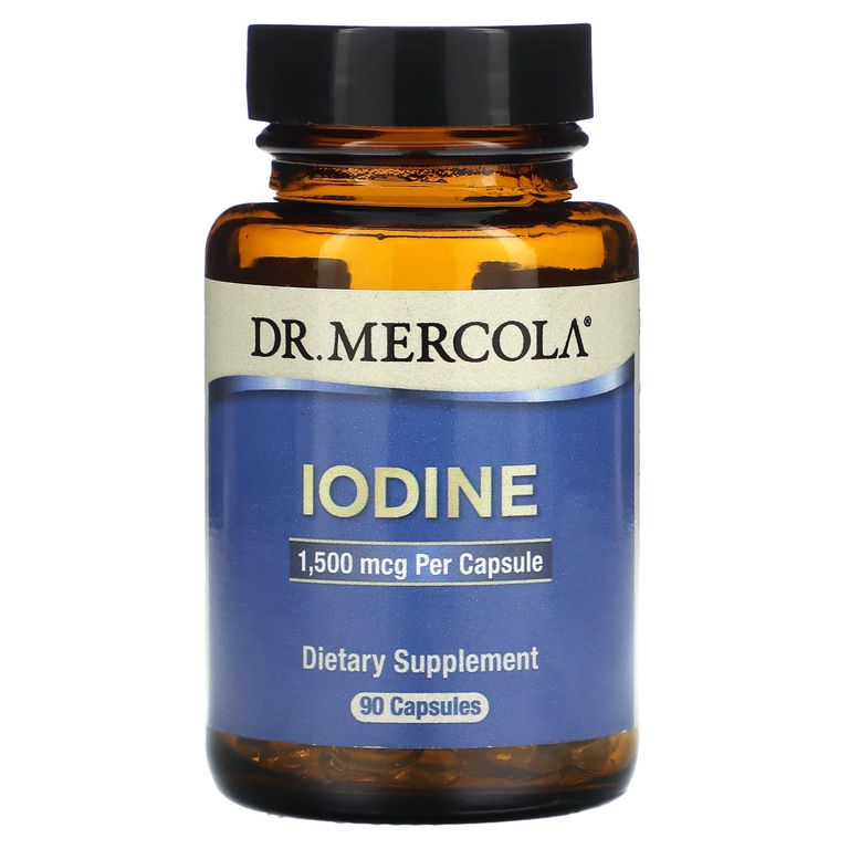 DR. MERCOLA IODINE 1,500 mcg Per capsule 90 капсул