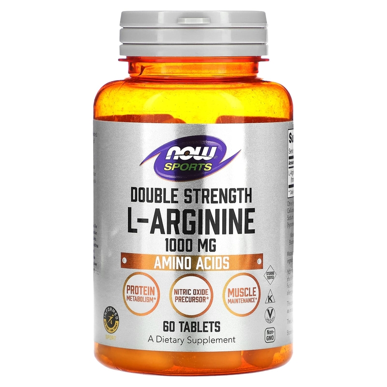 NOW Arginine 1000 мг 60 таблеток