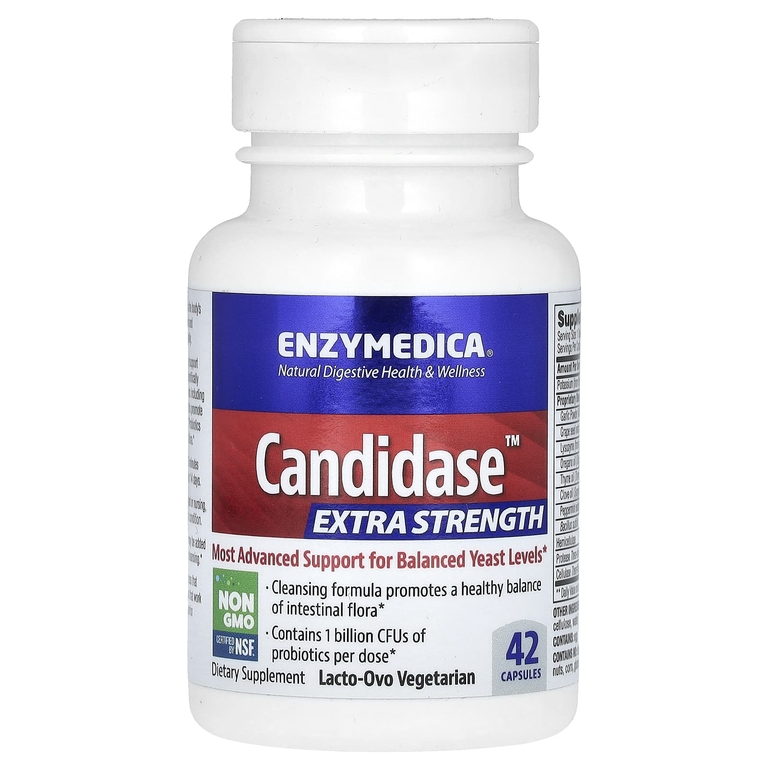 Enzymedica Candidase Extra Strength, 42 капсулы