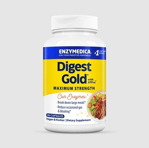 Enzymedica Digest Gold с ATPro, добавка с пищеварительными ферментами, 90 капсул