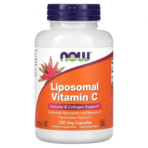 NOW Liposomal Vitamin C 500 мг 120 капсул