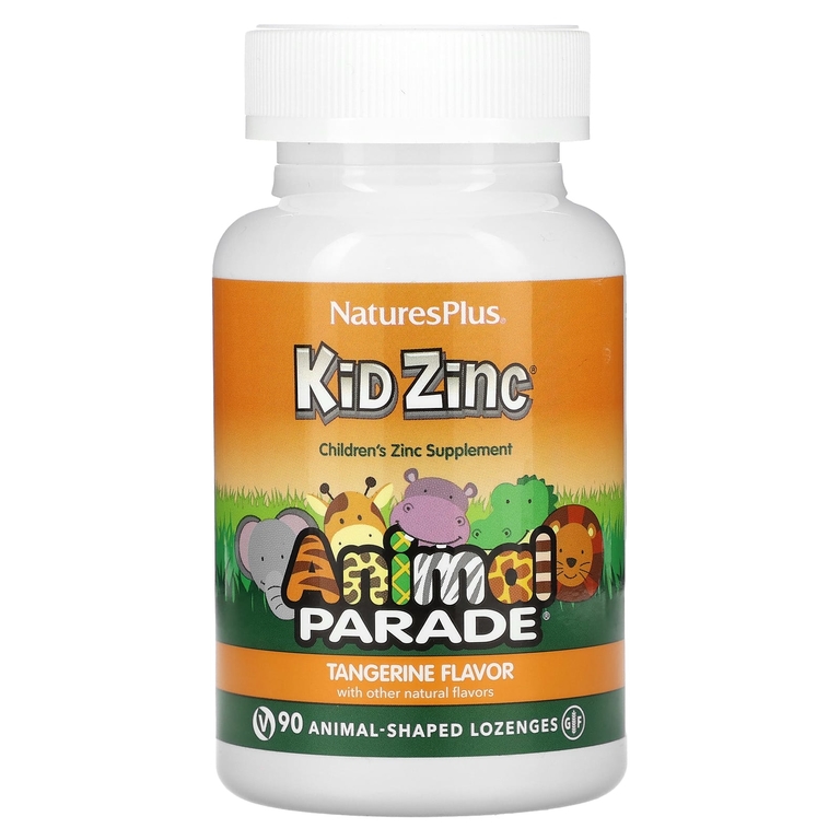 Nature's Plus Animal Parade KidZinc  мандарин 90 жевательных таб.