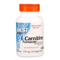 Doctor's Best L-Carnitine L-карнитин фумарат с карнитинами Biosint, 855 мг, 60 растительных капсул