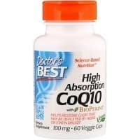 Doctor's Best CoQ10 with Bioperine Коэнзим Q10 с высокой степенью всасывания, с BioPerine, 100 мг, 60 капсул