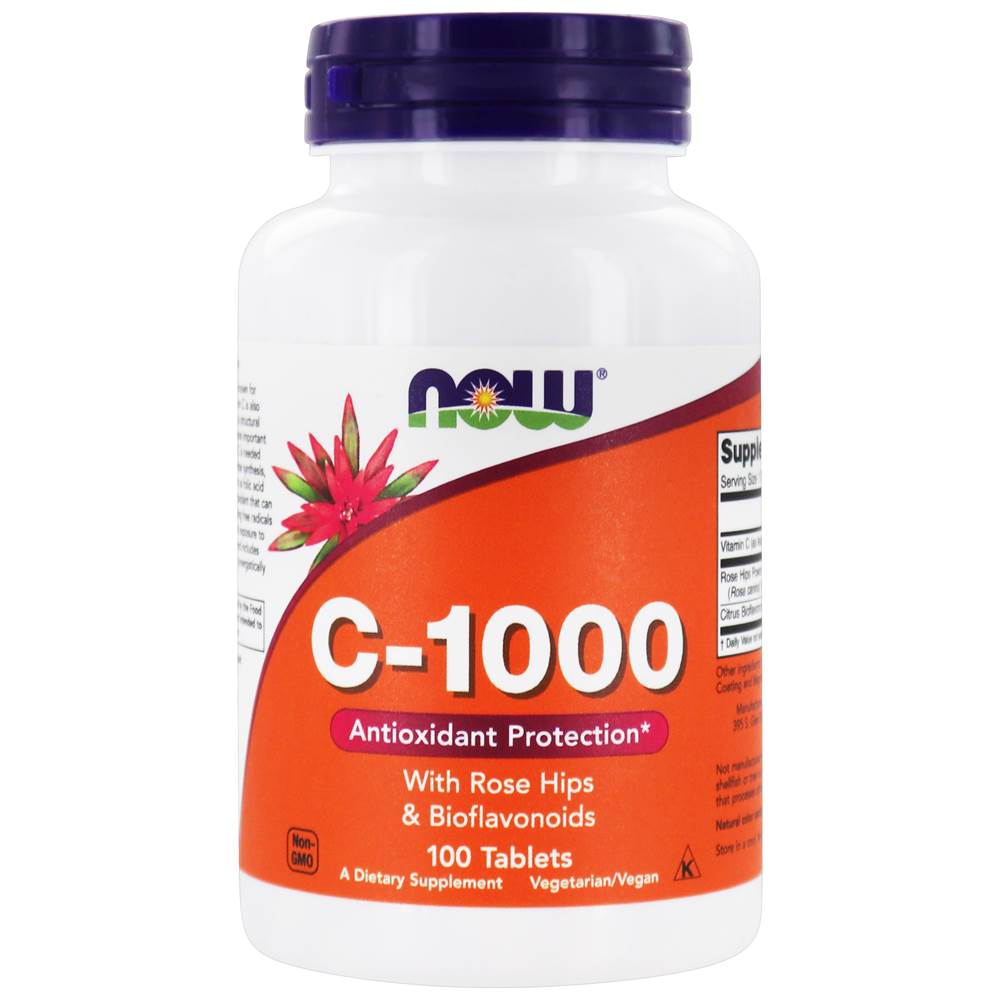 NOW C-1000 RH 100 таблеток