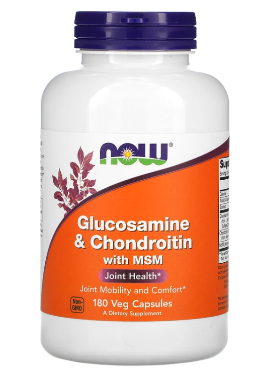 NOW Glucosamine & Chondroitin With MSM 180 капсул