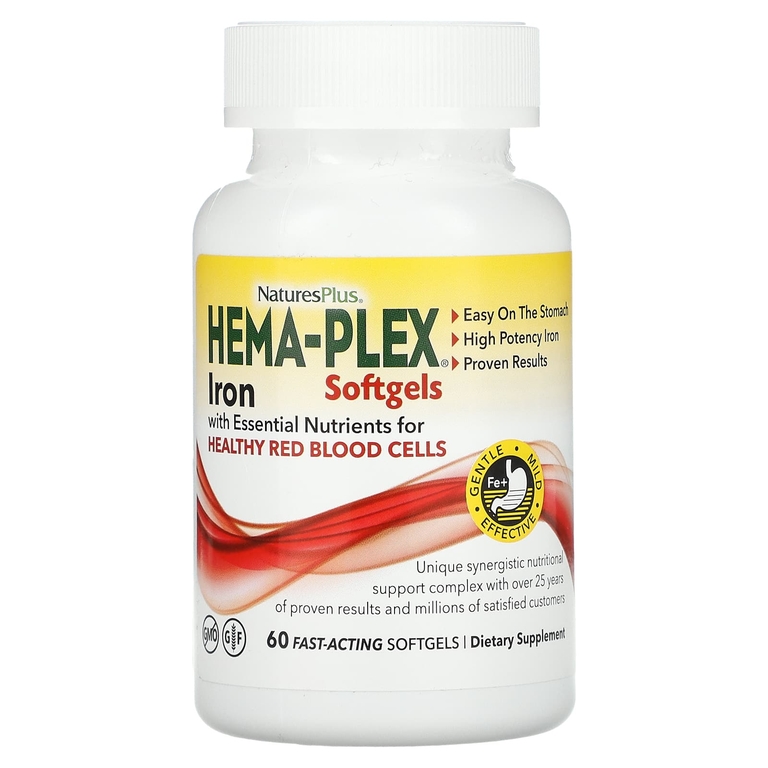 Natures Plus: Hema-Plex /60 Softgels/