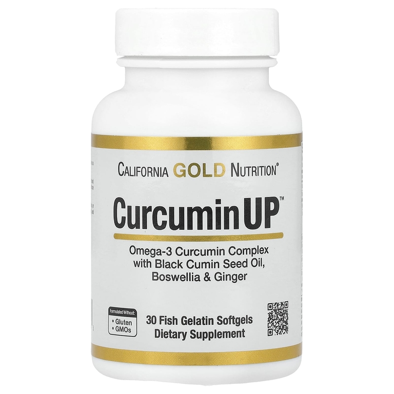 California Gold Nutrition CurcuminUP, 30 Fish Gelatin Softgels
