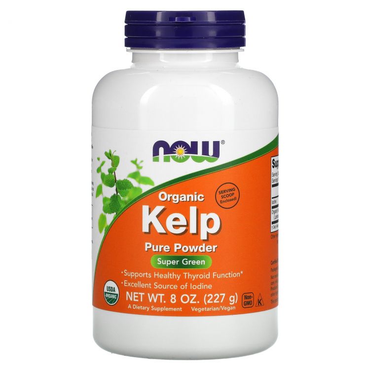 NOW Organic Kelp Pure Powder 8 oz (227 g)