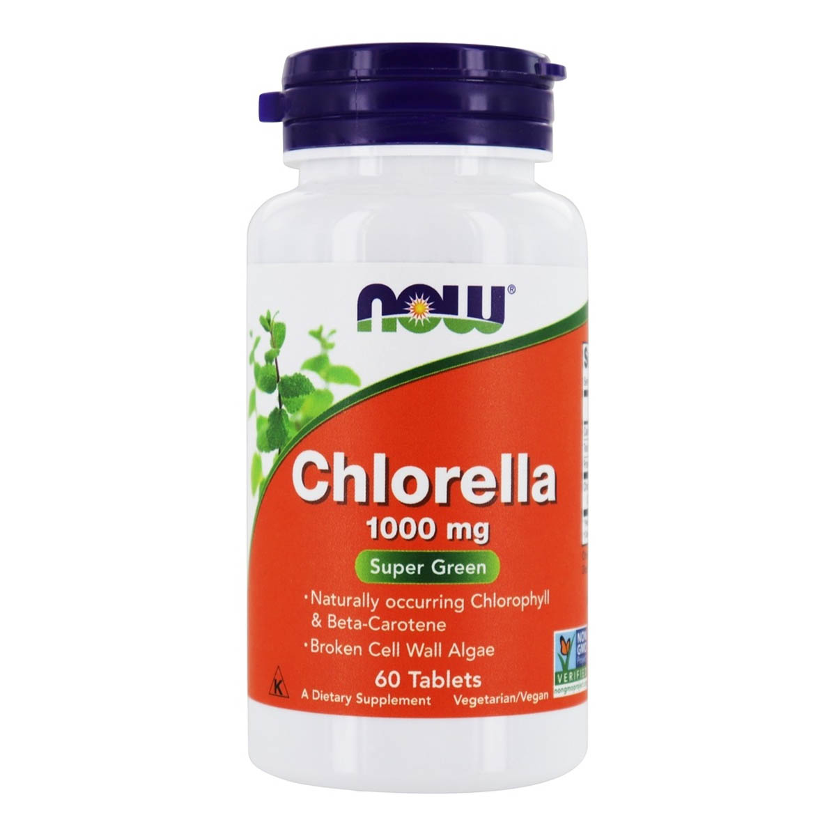 NOW Chlorella 1000 mg 60 табл.