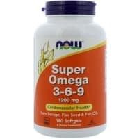 NOW Super Omega 3-6-9 1200 мг 180 капсул