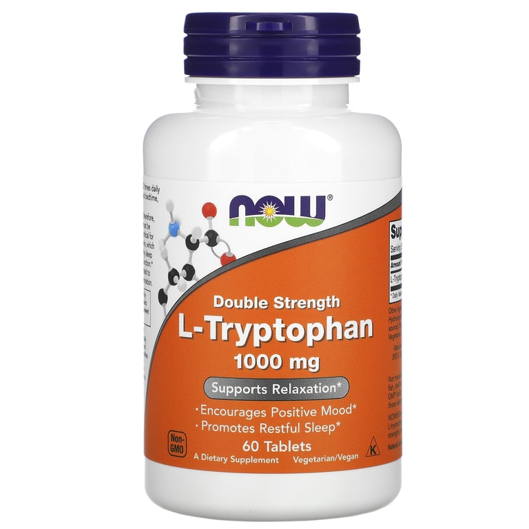 NOW L-Tryptophan 1000 мг 60 таб