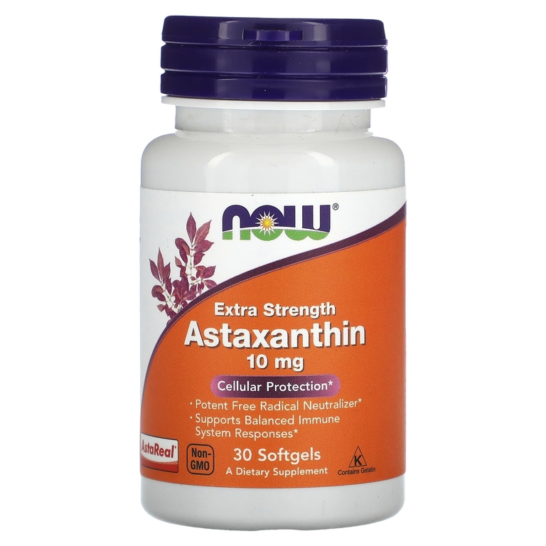 NOW Astaxanthin 10 MG 30 капсул