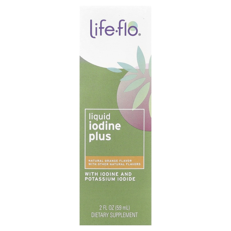 Life Flo Health Liquid Iodine Plus Жидкий йод Плюс  (59 мл) АПЕЛЬСИН