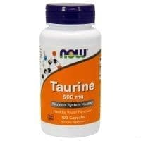 NOW Taurine 500 мг 100 капсул