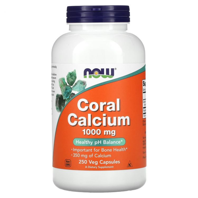 NOW Coral Calcium 1 000 мг 250 капсул
