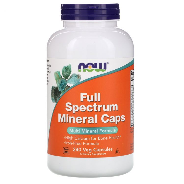 NOW Full Spectrum Mineral Caps 240 капсул