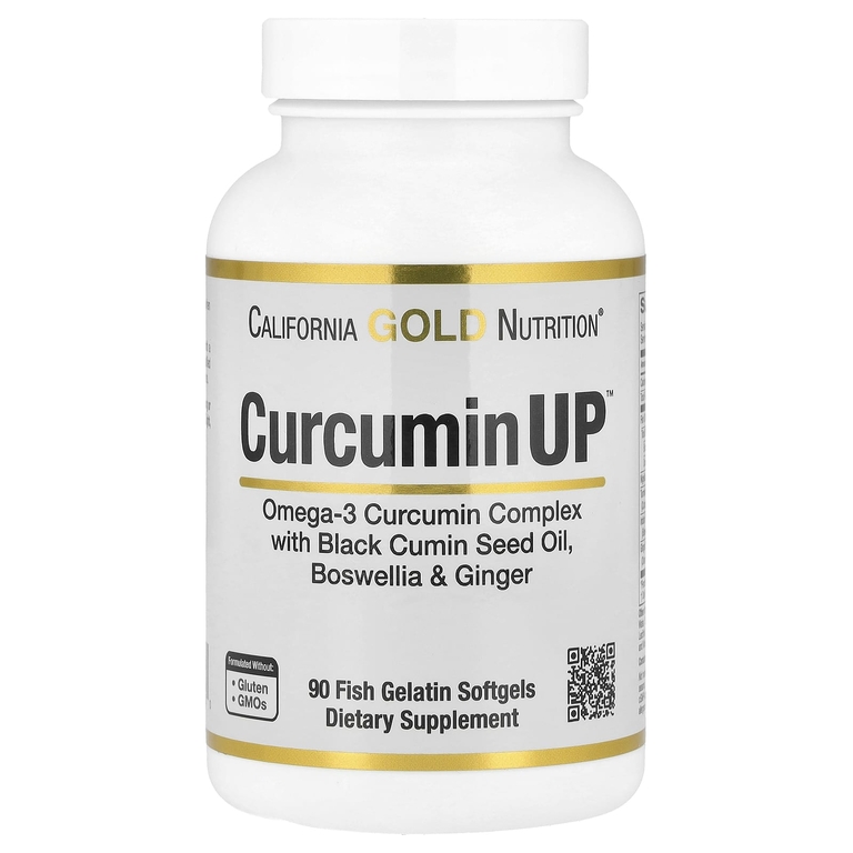 California Gold Nutrition CurcuminUP™, 90 Fish Gelatin Softgels