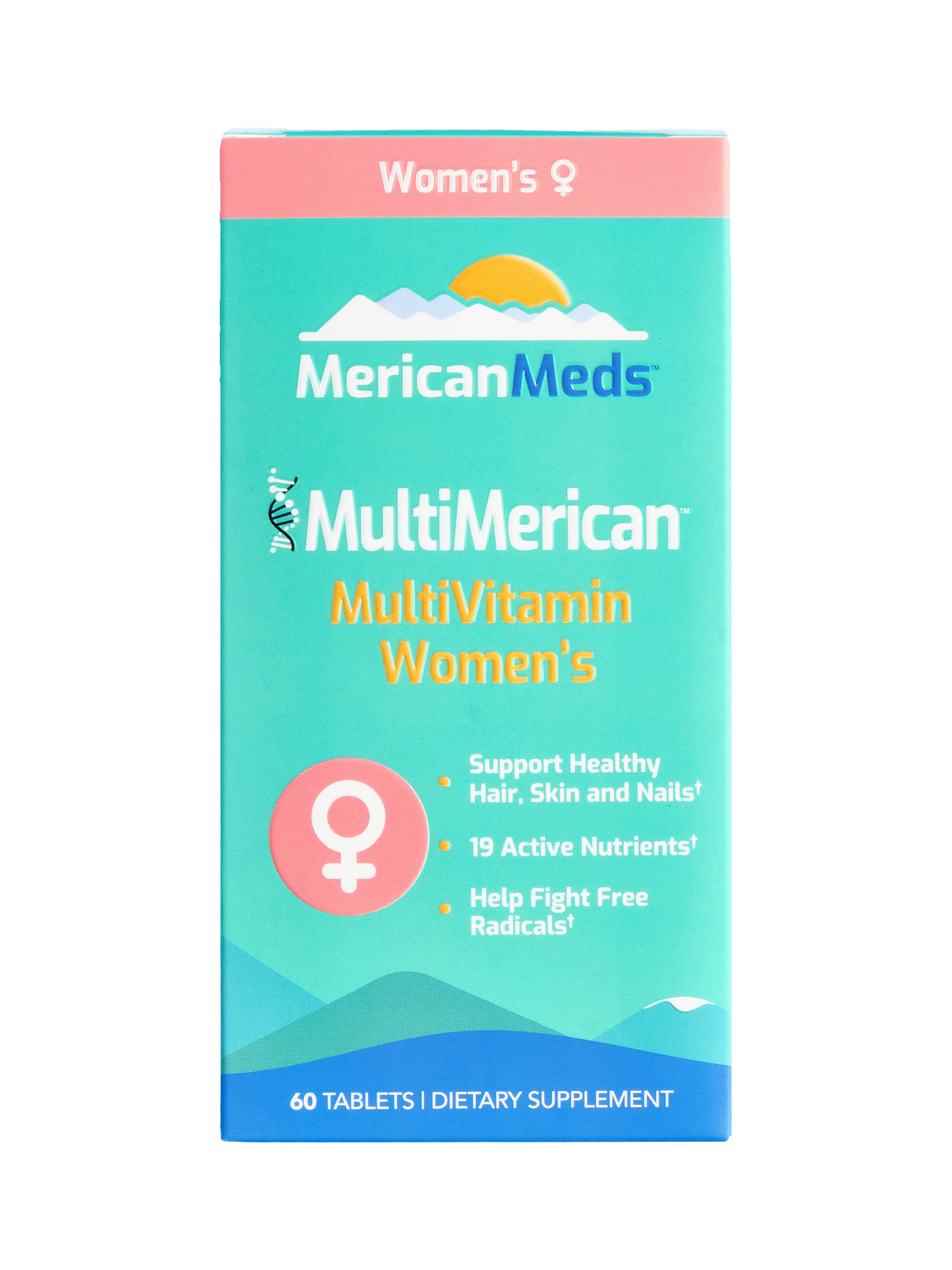 MericanMeds MultiVitamin Women's 60 таблеток
