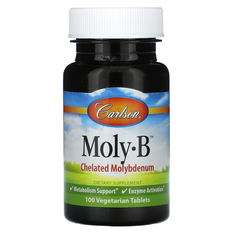 Carlson Labs Moly B Chelated Molybdenum 100 таблеток