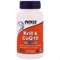 NOW KRILL OIL & CoQ10 60 мягких