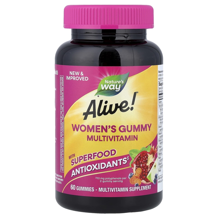 Nature's Way Alive! Women's Gummy Vitamins 60 Gummies
