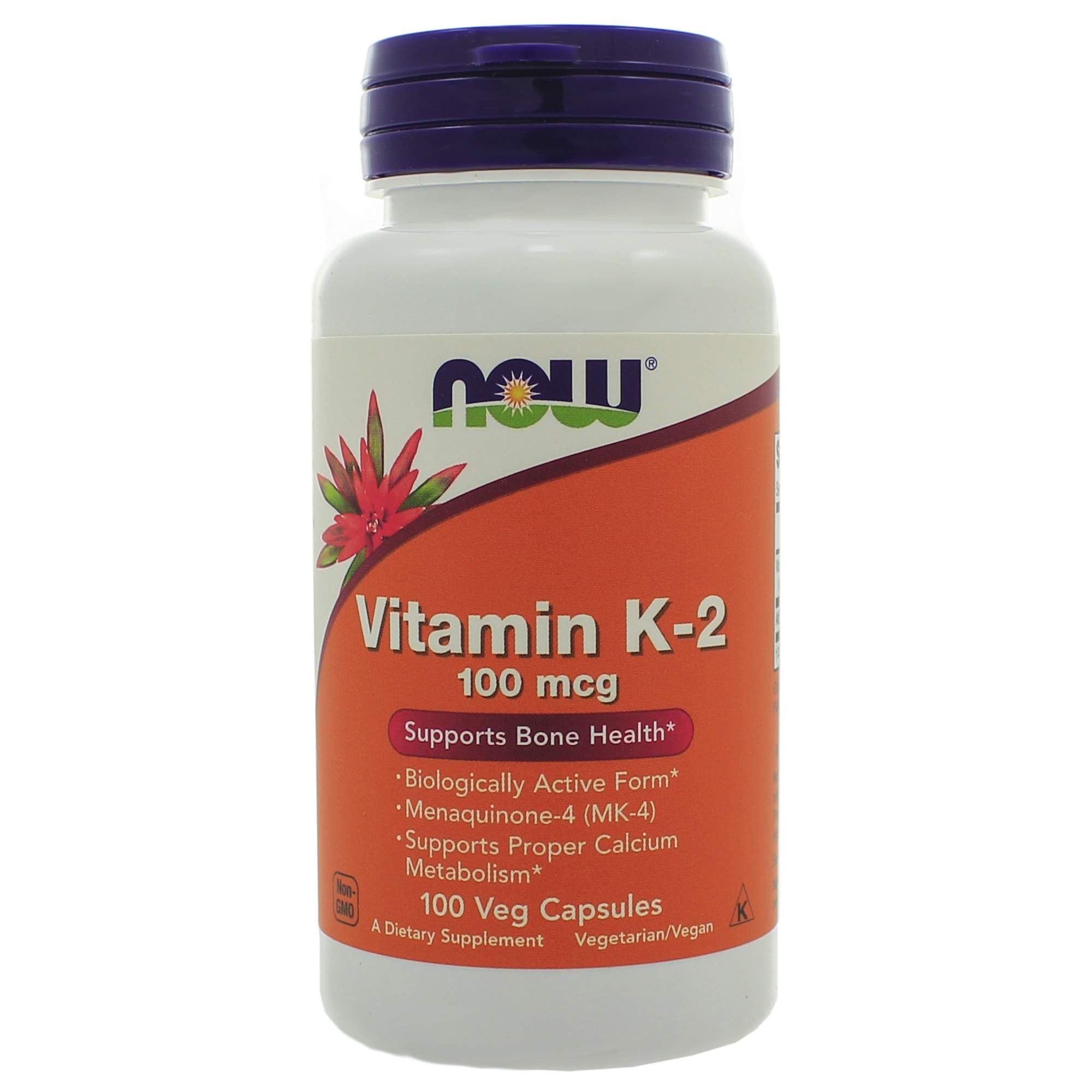 NOW Vitamin K-2 100 мкг 100 капсул