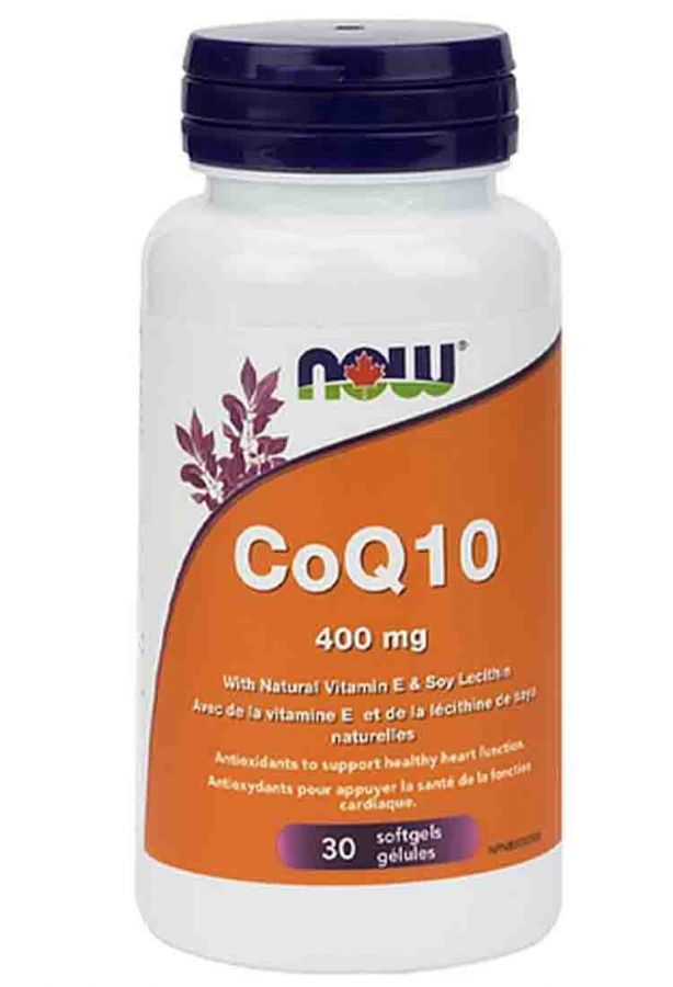 NOW CoQ10 400mg 30 капсул