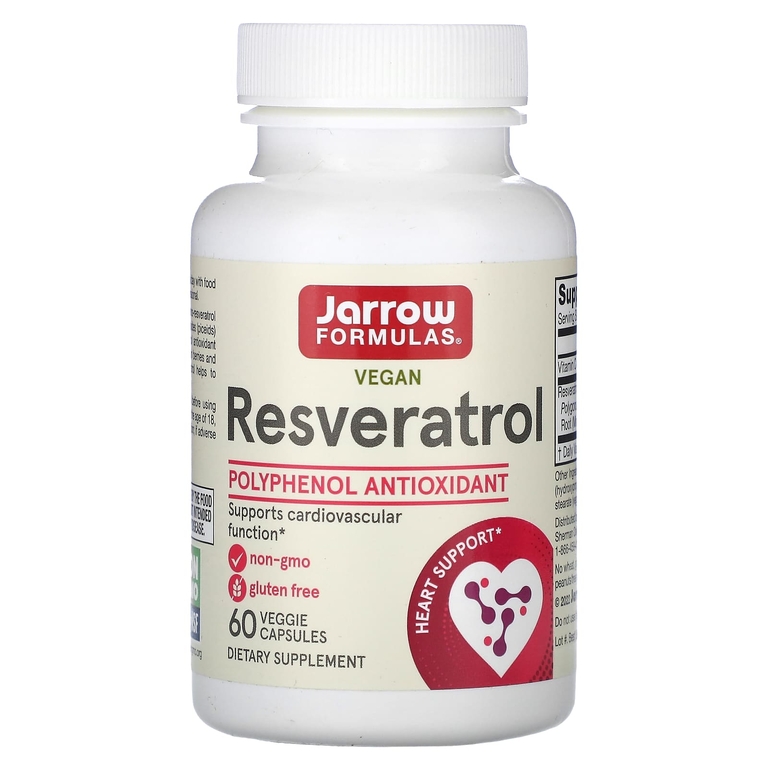 Jarrow Formulas Resveratrol 100 мг 60 капсул