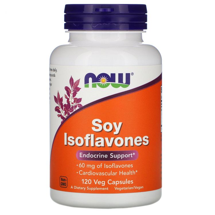 NOW Soy Isoflavones 60 мг 120 капсул