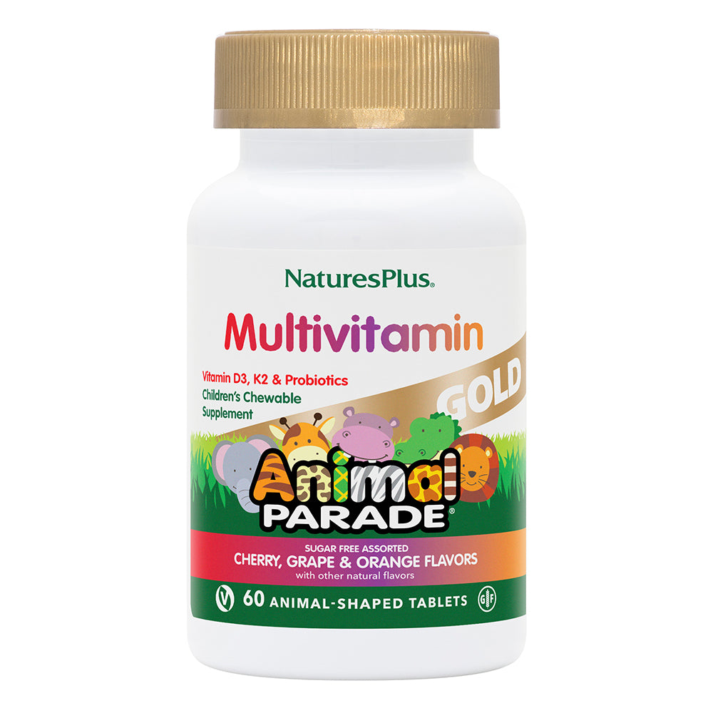 Natures Plus Animal Parade GOLD Multi мультивитамины   60 таб. ассорти