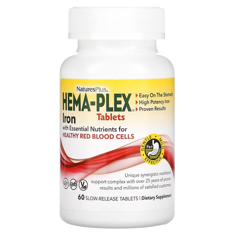 Natures Plus Hema-Plex 60 таб