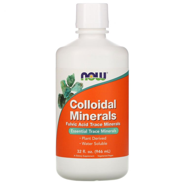 NOW Colloidal Minerals 32 жидких унций (946 мл)