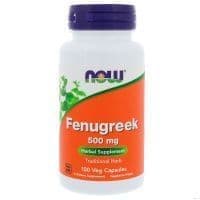 NOW Fenugreek 500 мг 100 капсул