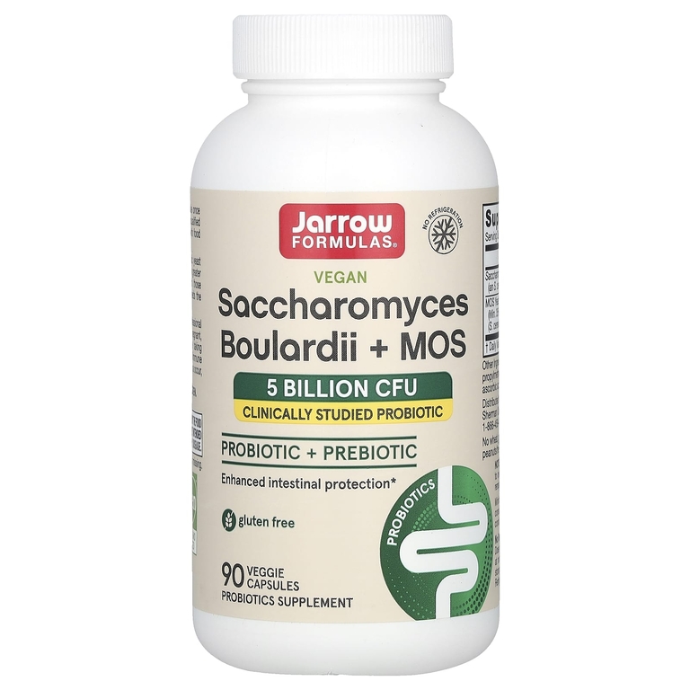 Jarrow Formulas Saccharromyces Boulardii + MOS 5 billion CFU 90  капсул