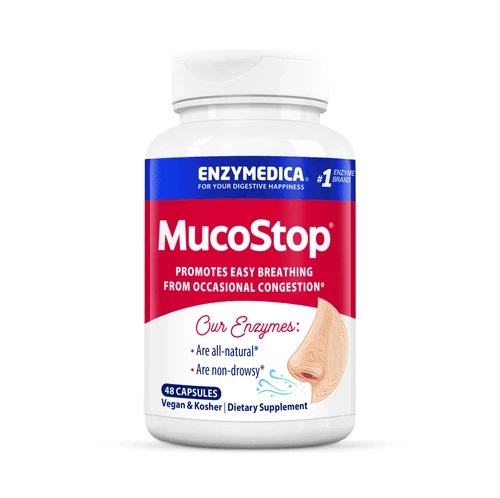 Enzymedica MucoStop, 48 капсул