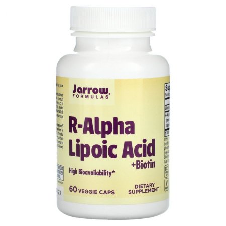 Jarrow Formulas R-Альфа-липоевая кислота биотин 60 капсул