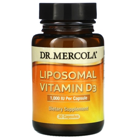 DR. MERCOLA Liposomal vitamin D3 1000 iu 30 капсул