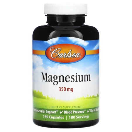 Carlson Labs Magnesium 350 мг 180 капсул
