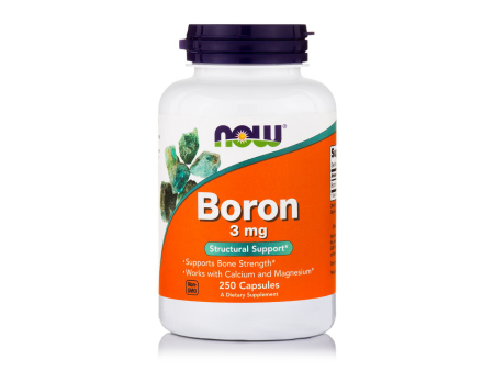 NOW Boron 3 мг  250 капсул