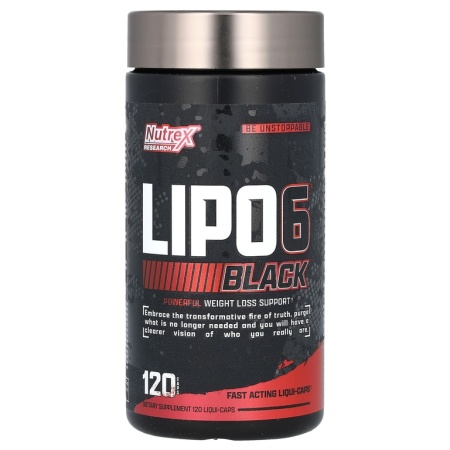 Nutrex Lipo-6 Black 120 капс Extreme potency